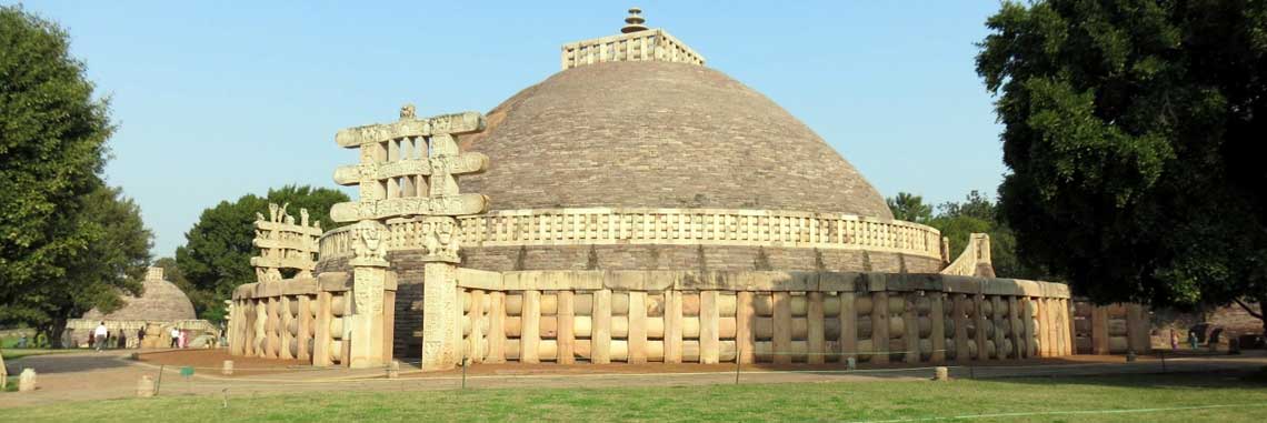Bouddhiste Stupa de Sanchi Inde
